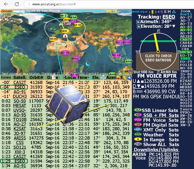 ARSC (Amateur Radio Satellite Communications) - Komunikimi përmes satelitëve